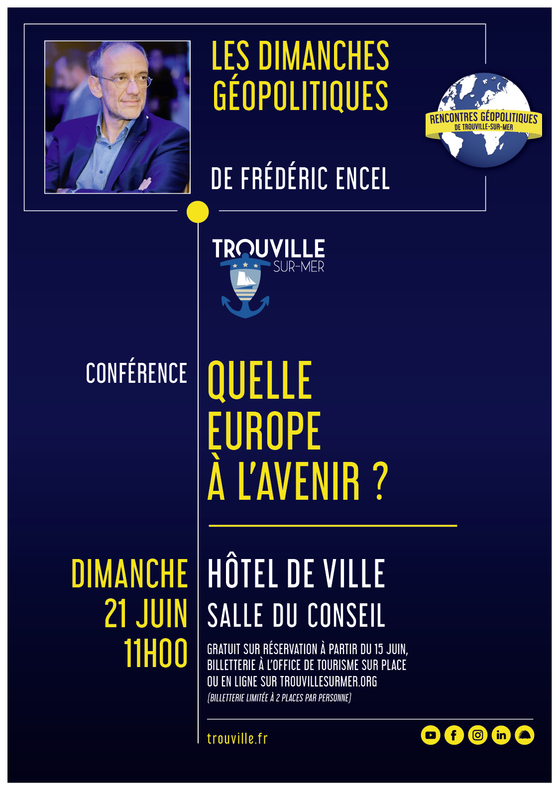 Conférence de Frédéric Encel - Les Dimanches Géopolitiques
