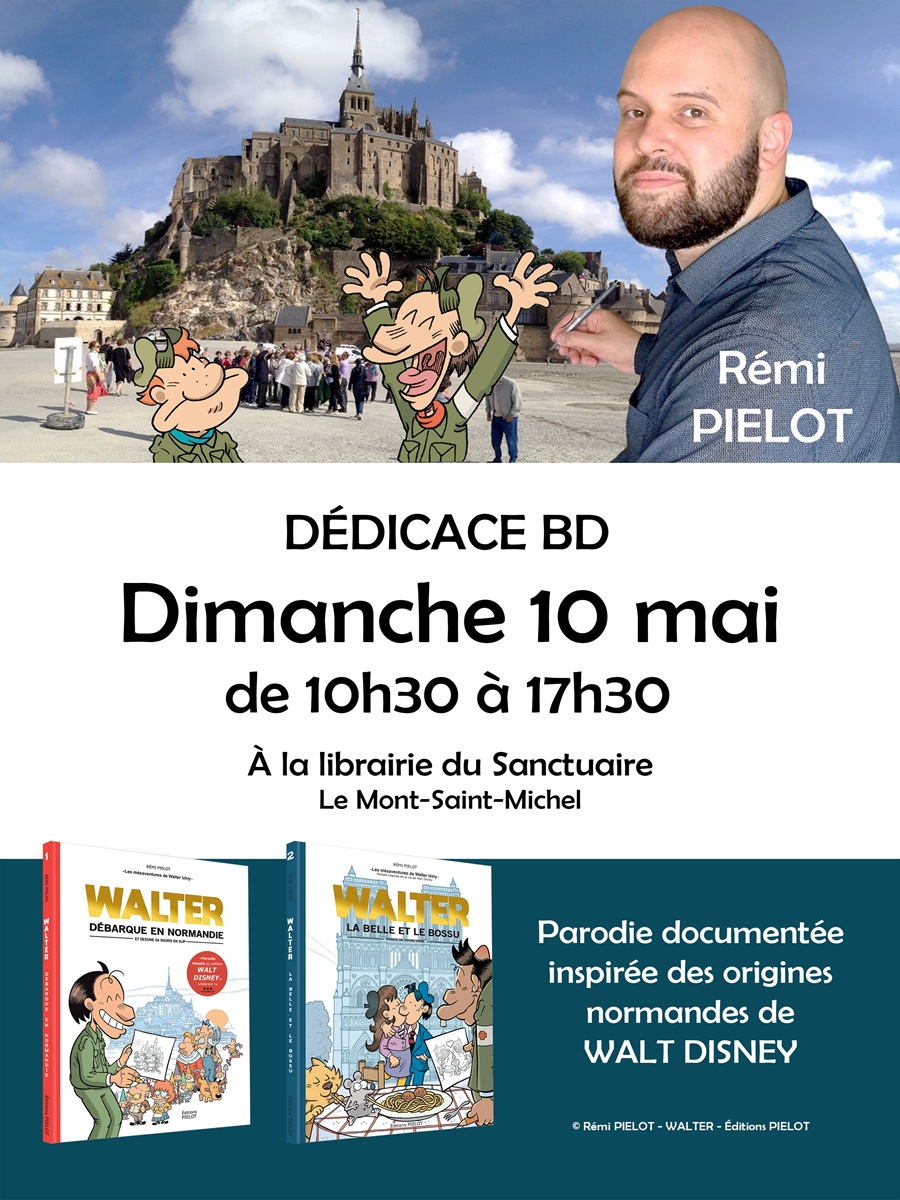 Dédicace BD sur Walt Disney en Normandie — visuel événement