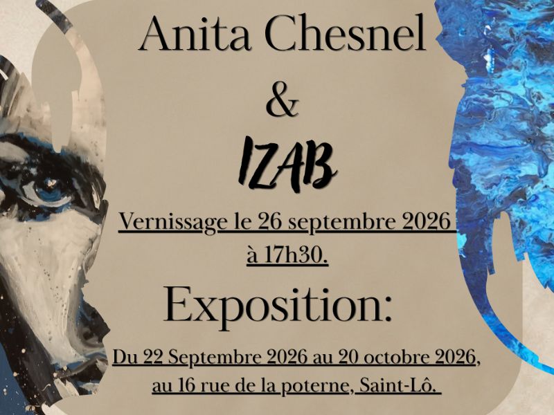 Exposition > Anita Chesnel et Izab — visuel événement