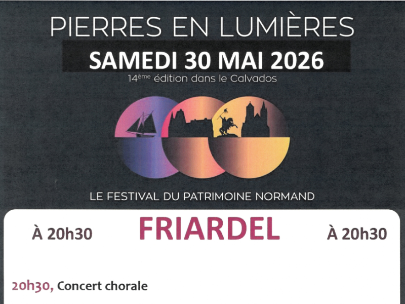 Pierres en lumières à la Friardel