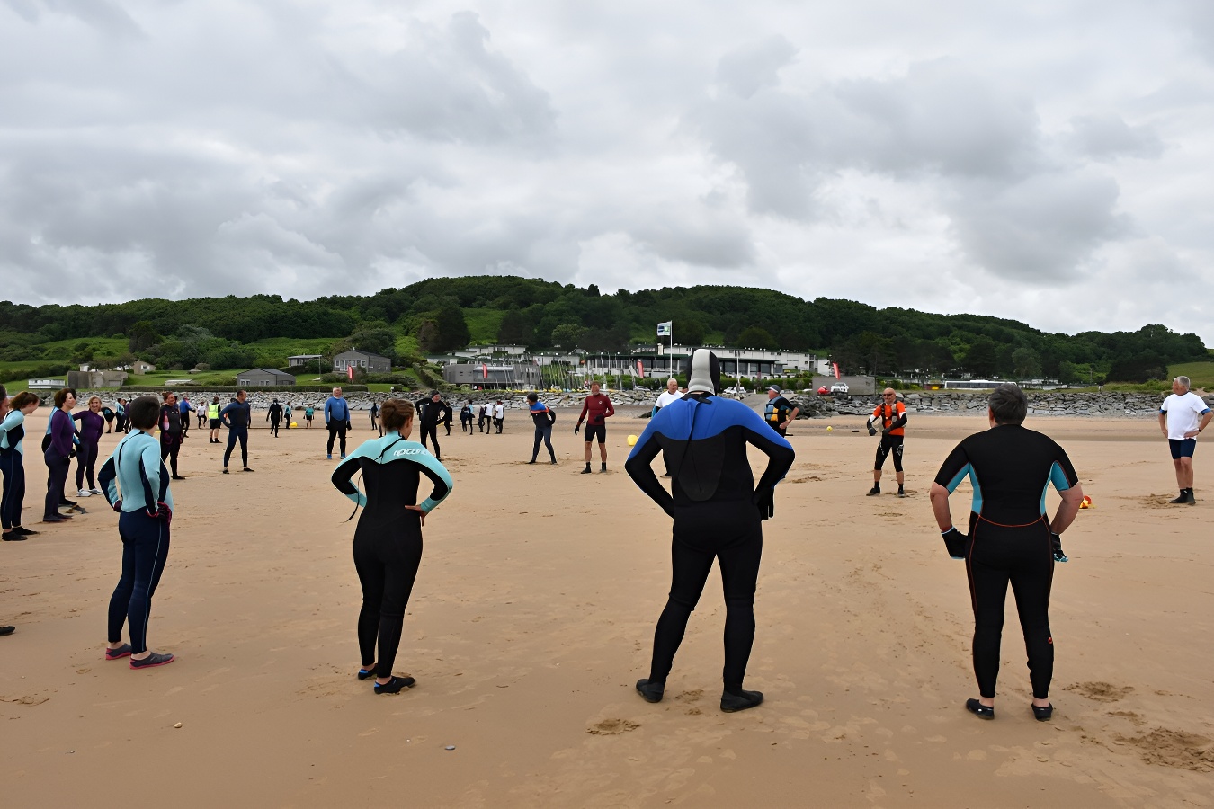 Longe côte sur Omaha Beach, Colleville-sur-Mer