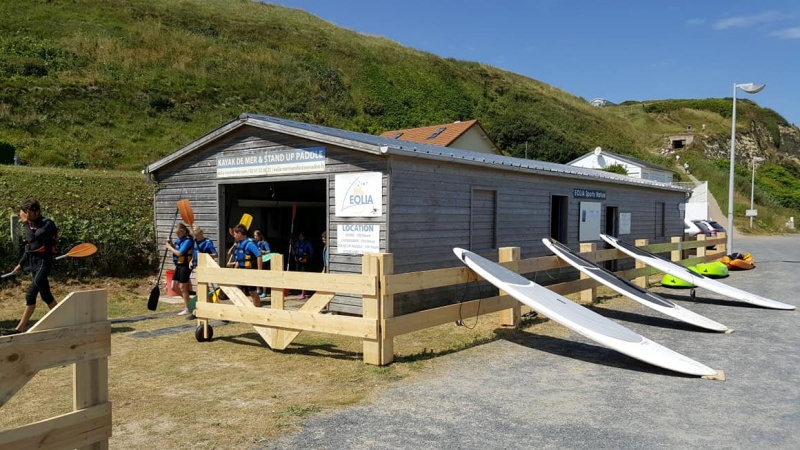 Location de vélos / station VEL'OMAHA : Eolia Vierville-sur-Mer