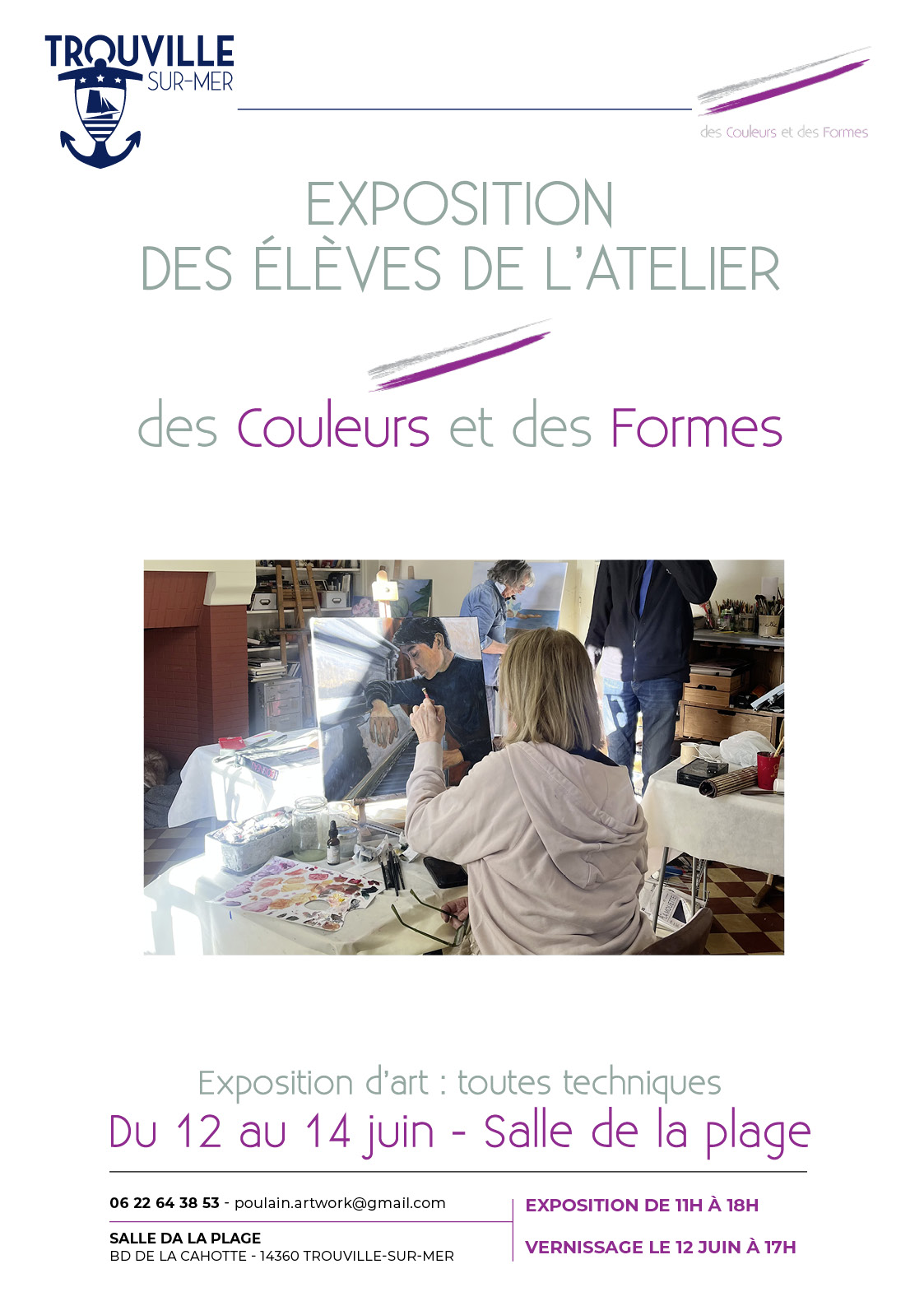 Exposition des élèves de l’atelier Des Couleurs et des Formes