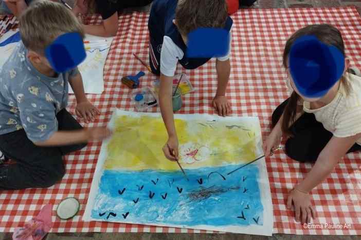 Pour enfant - Atelier d'expression libre en art plastique "Éveillez les sens, libérez te s couleurs" - Honfleur