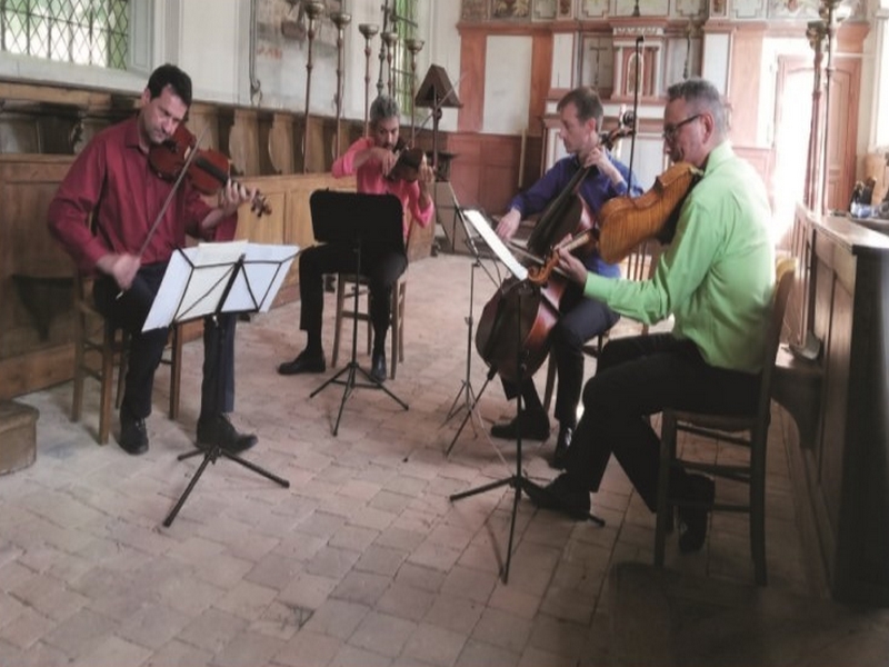 Concert du quatuor à cordes "Hermione" - Eglise de la Croupte