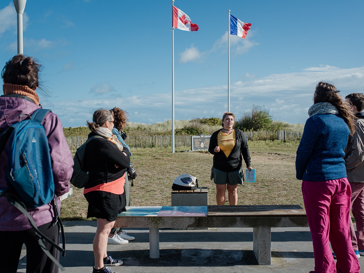 Juno Beach Autrement avec Estelle