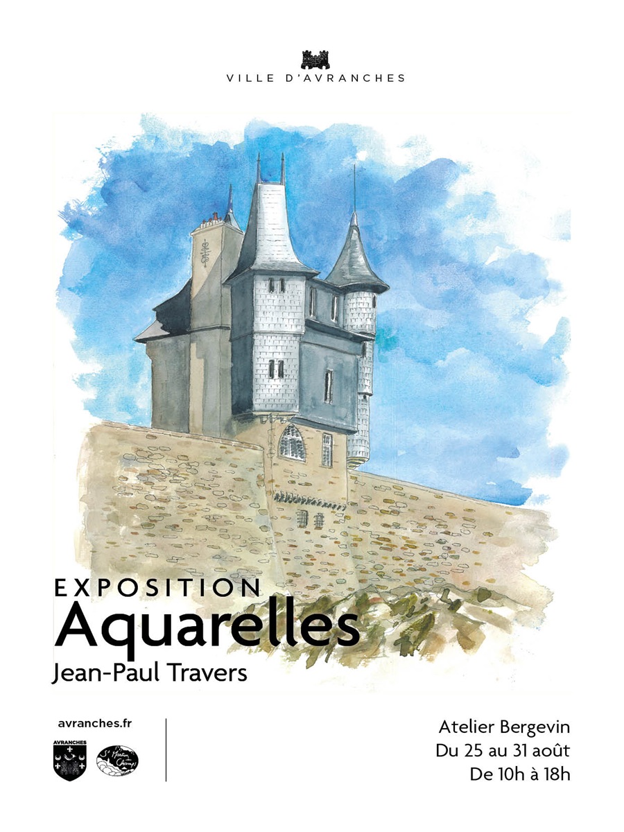 Exposition - Aquarelles de Jean-Paul Travers