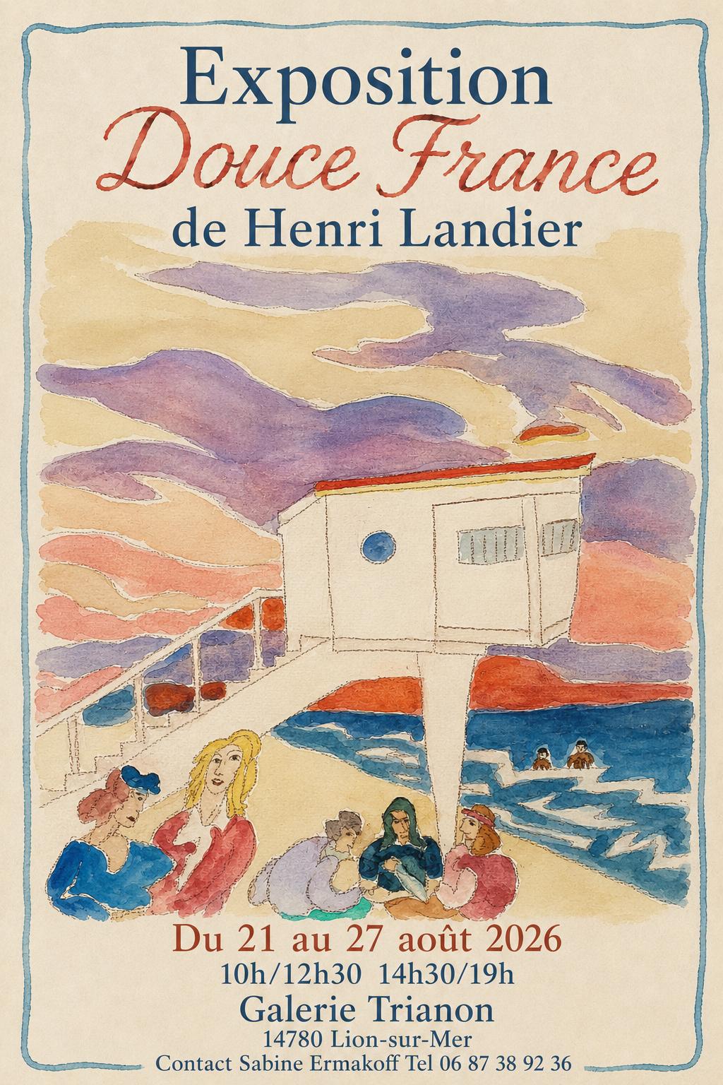 AGLAE les Amis de la Galerie de Lion présente Henri Landier