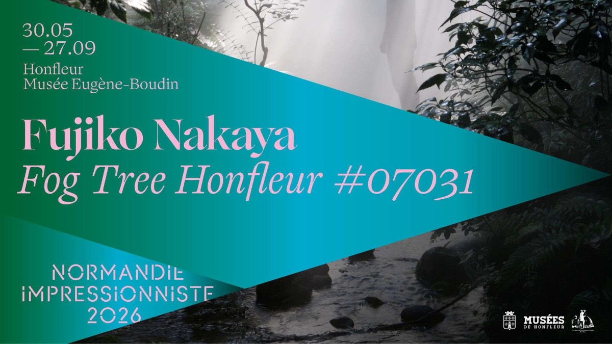 Exposition " Fog Tree Honfleur #07031 " de Fujiko Nakaya