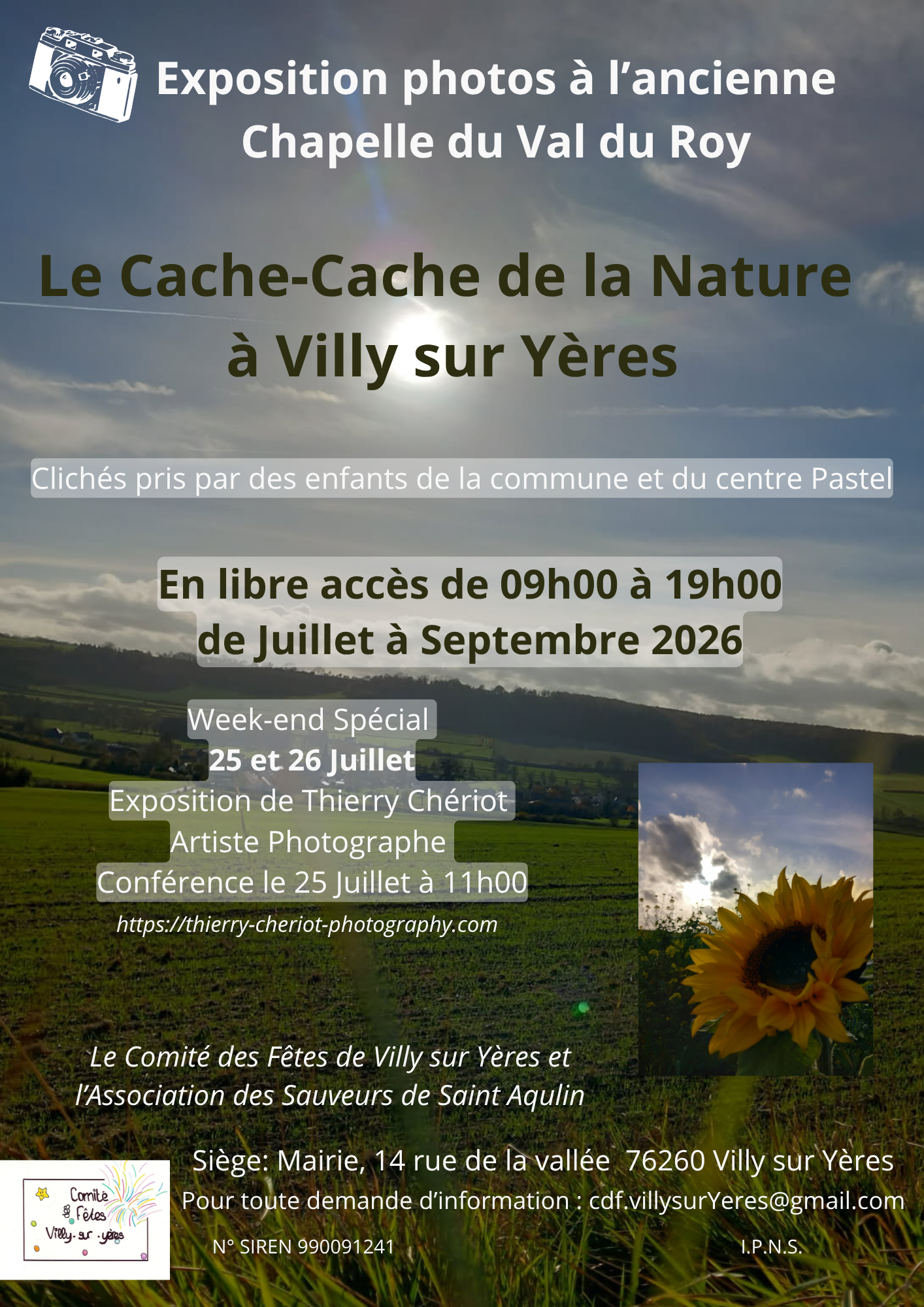 Exposition photos "Le Cache-Cache de la Nature" à Villy-sur-Yères