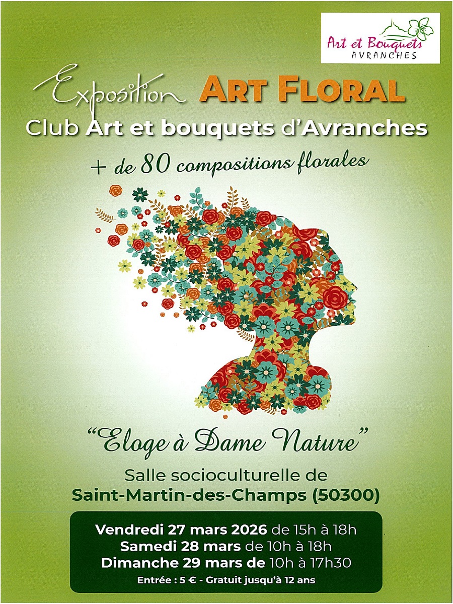 Exposition art floral "Eloge à dame nature"