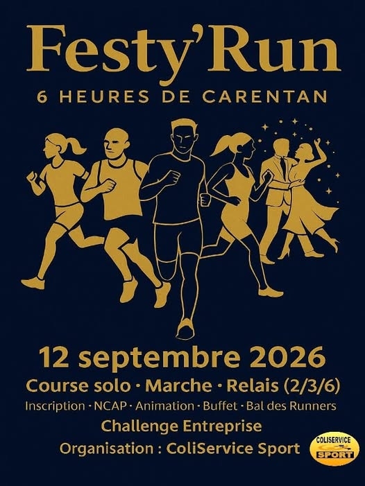 Festy’Run – Les 6 Heures de Carentan — visuel événement