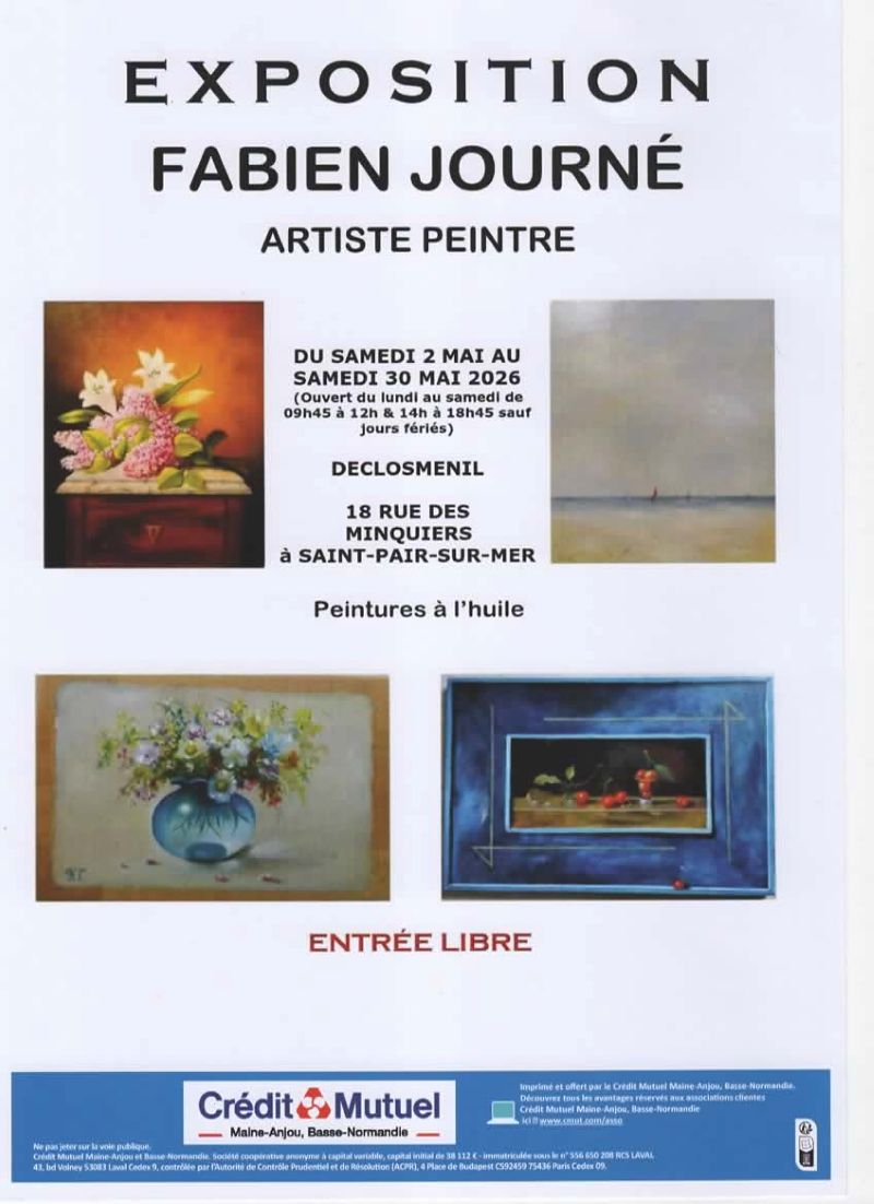 Exposition de Fabien Journé, artiste peintre