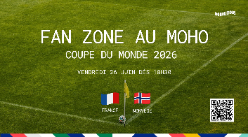 Fan Zone Coupe du monde football 2026 France-Norvège