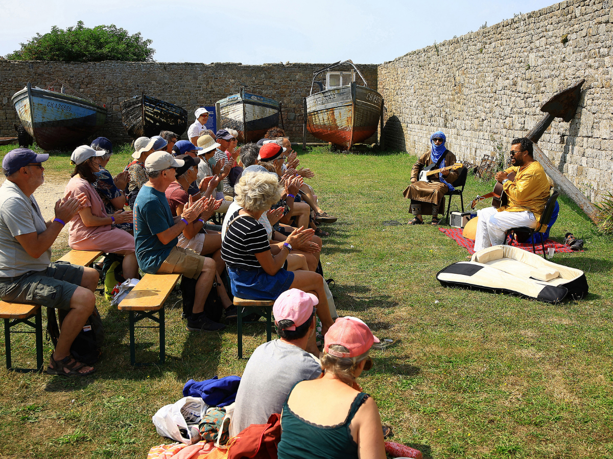 Festival Les Traversées Tatihou - Concerts-promenade : Christine Zayed / Sylvain Barou et Habib Meftah / Ablaye Cissoko — visuel événement