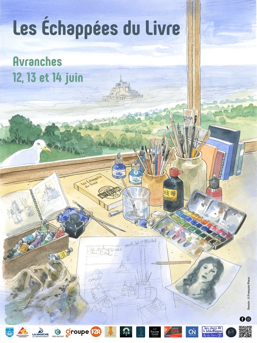 Festival "Les Echappées du Livre" — visuel événement