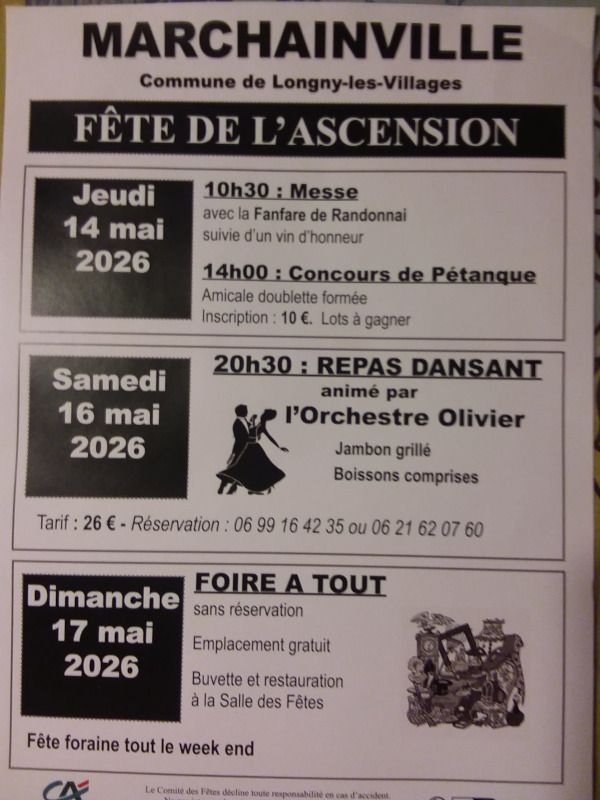 Fête de l'Ascension à Marchainville