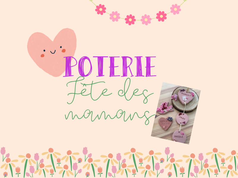 Poterie : fête des mamans — visuel événement