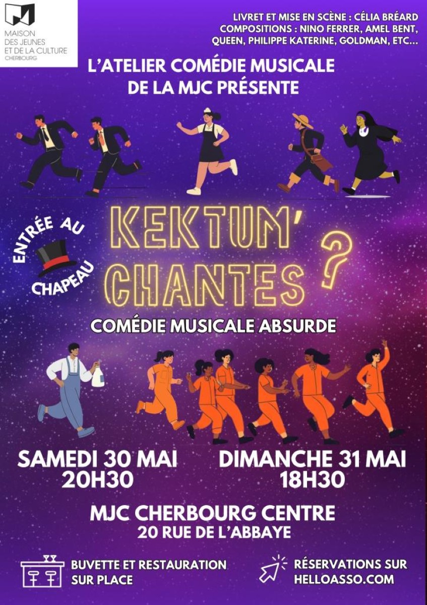 Kektum'Chantes ? Comédie musicales absurde — visuel événement