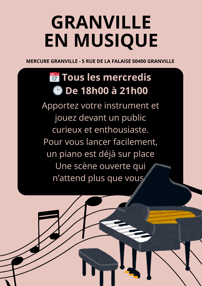 Granville en musique - scène ouverte