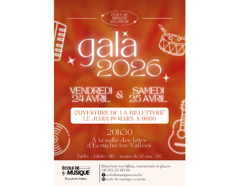 Gala de l'école de Musique