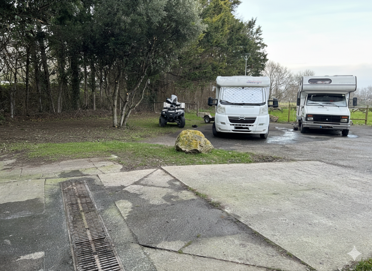 Aire de camping-car communale du Parc de l'Edit à Courseulles-sur-Mer - photo 4
