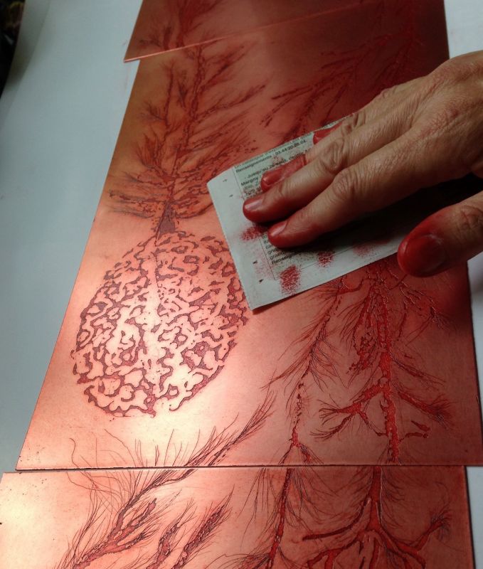 Atelier :  Gravure à la pointe-sèche