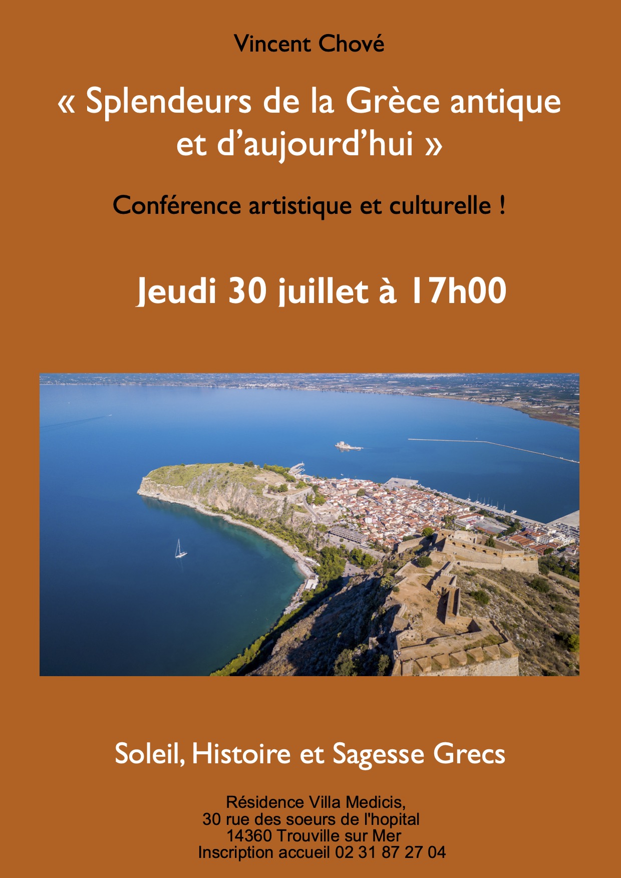 Conférence - « Splendeurs de la Grèce antique et d'aujourd'hui »