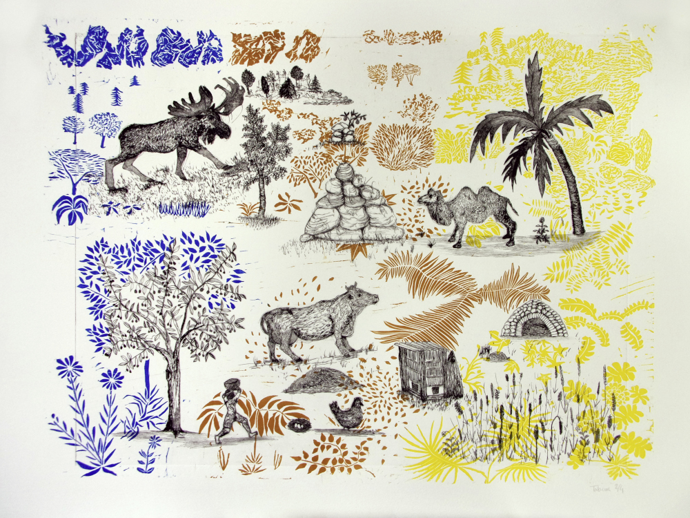 Atelier Linogravure : Planches botaniques