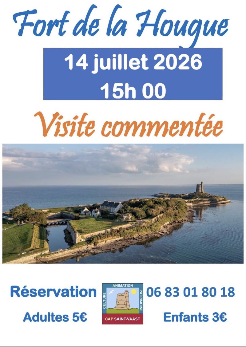 Visite commentée du fort de la Hougue