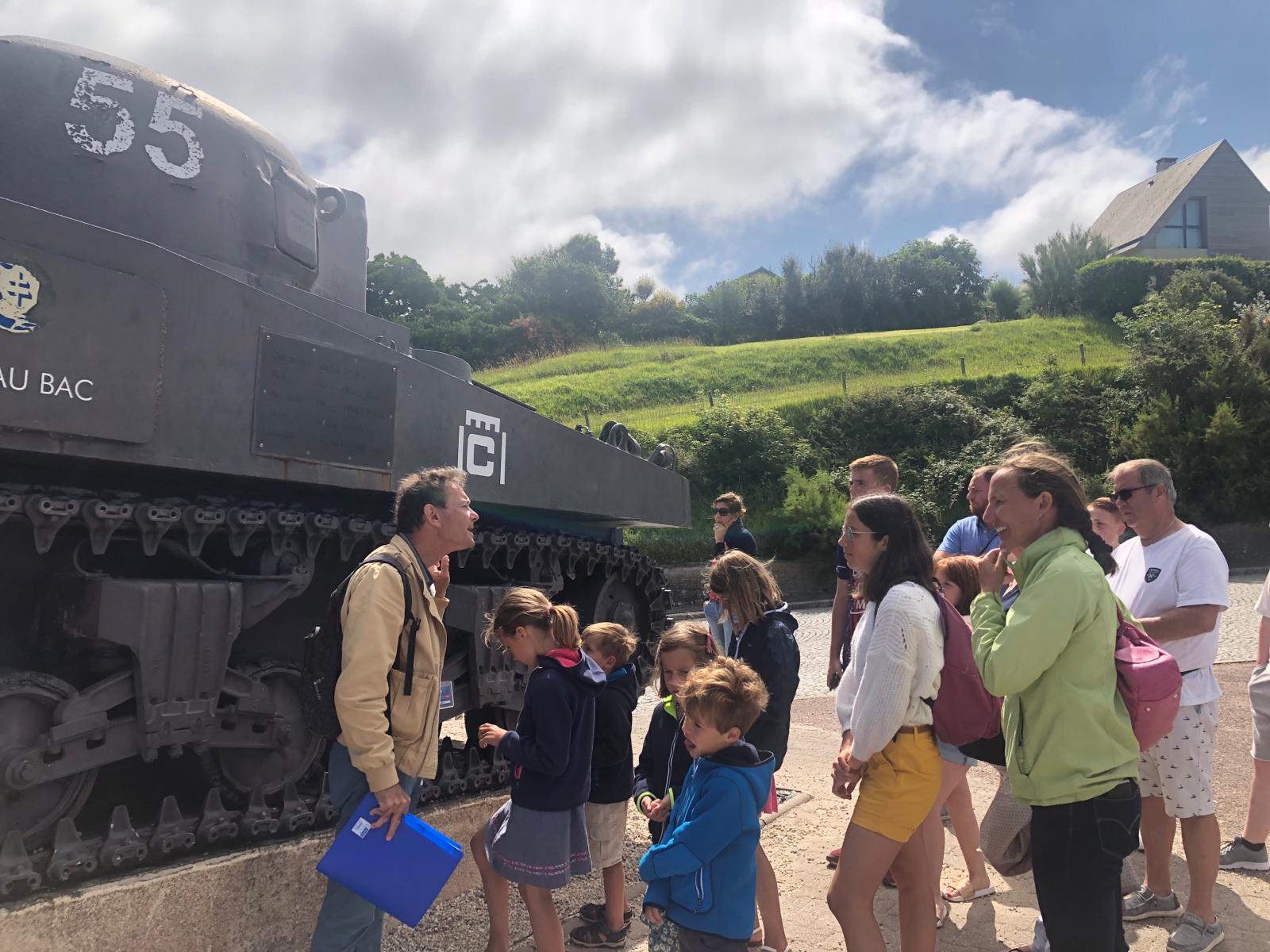 « Le Débarquement expliqué aux enfants », Arromanches-les-Bains