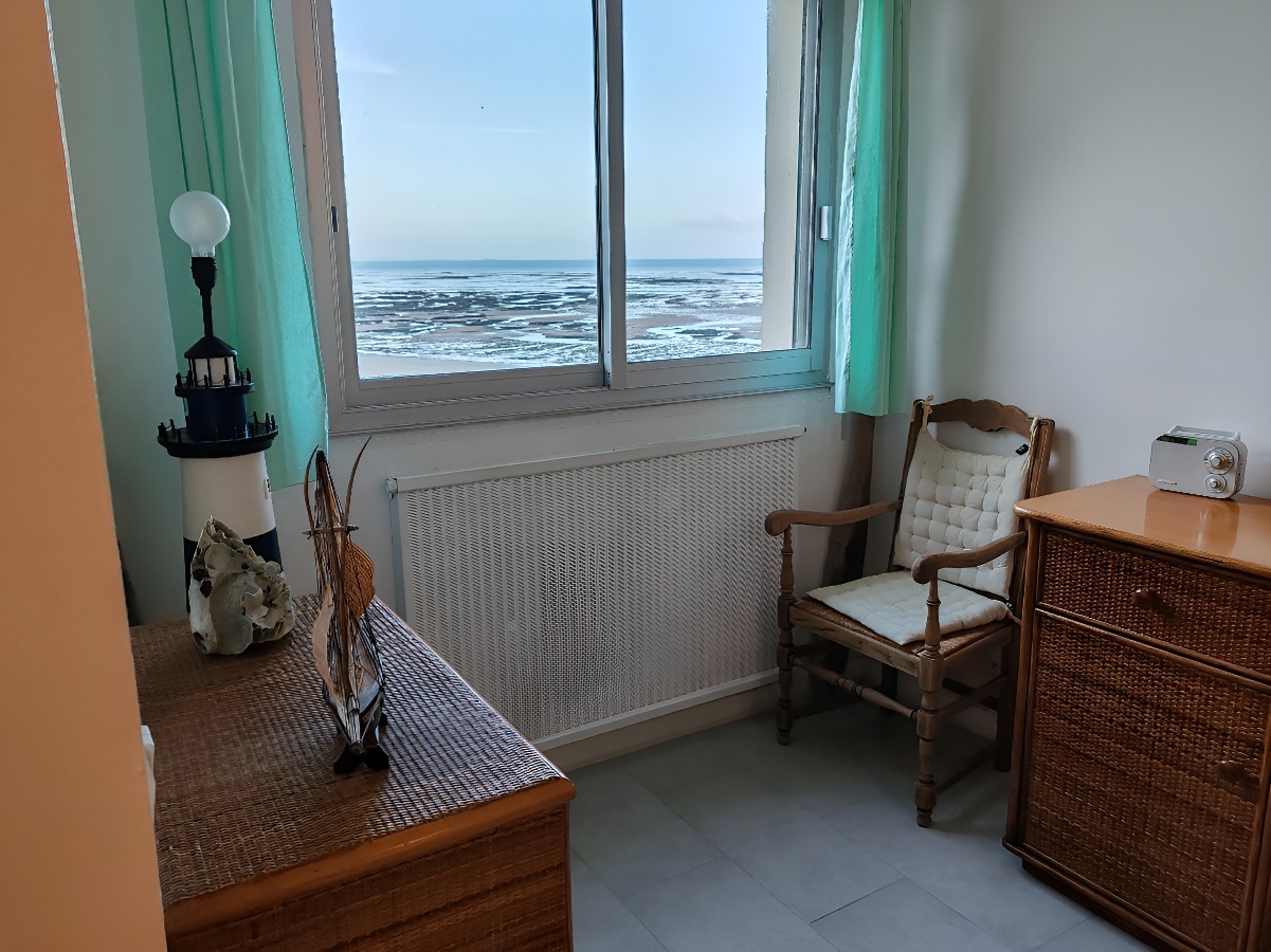 Appartement à Grandcamp-Maisy, vue du séjour