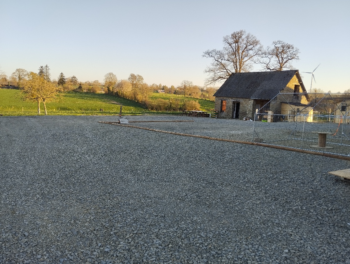 Aire de camping-cars à la Chèvreline