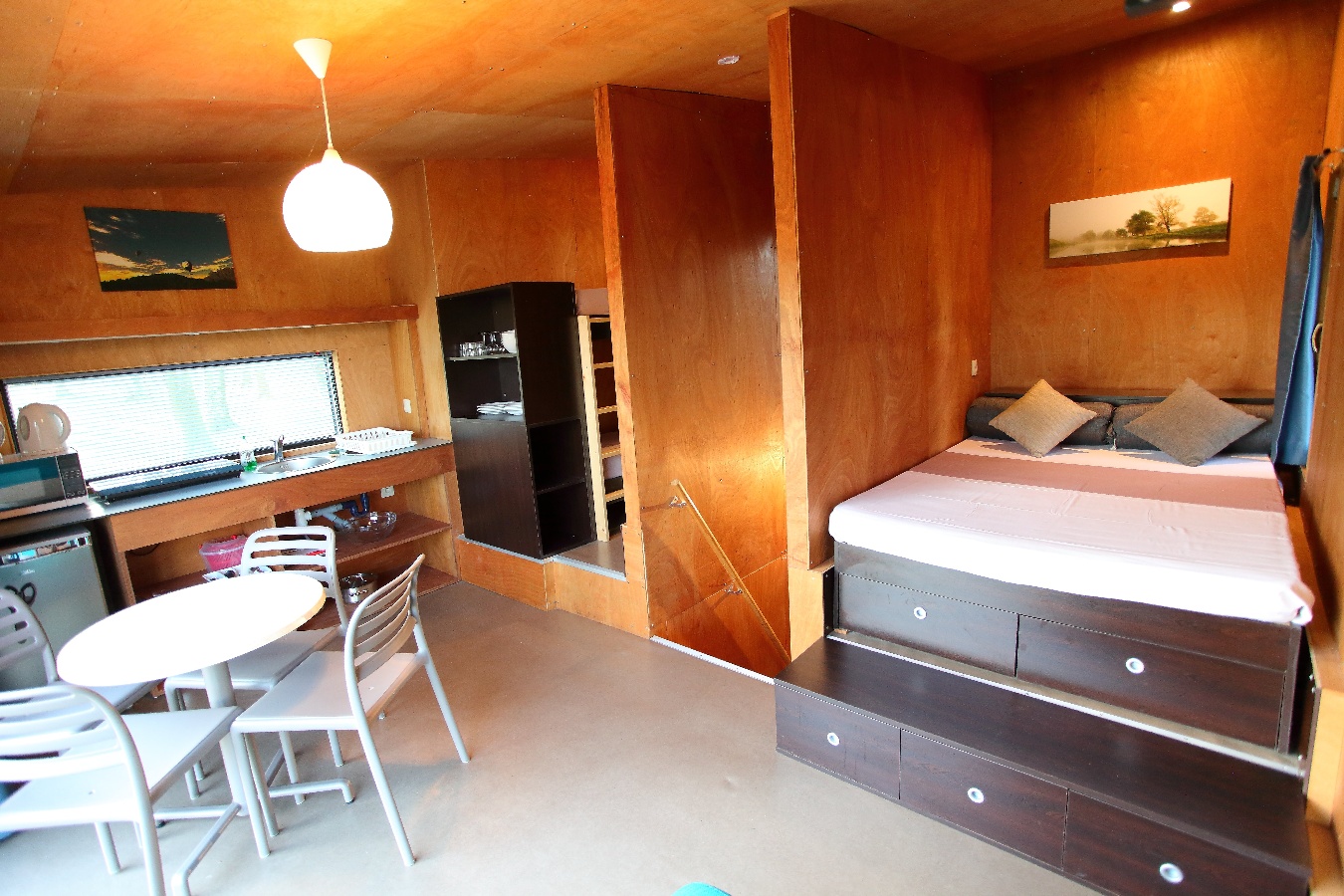 Lodges sur pilotis à L'Etape en Forêt
