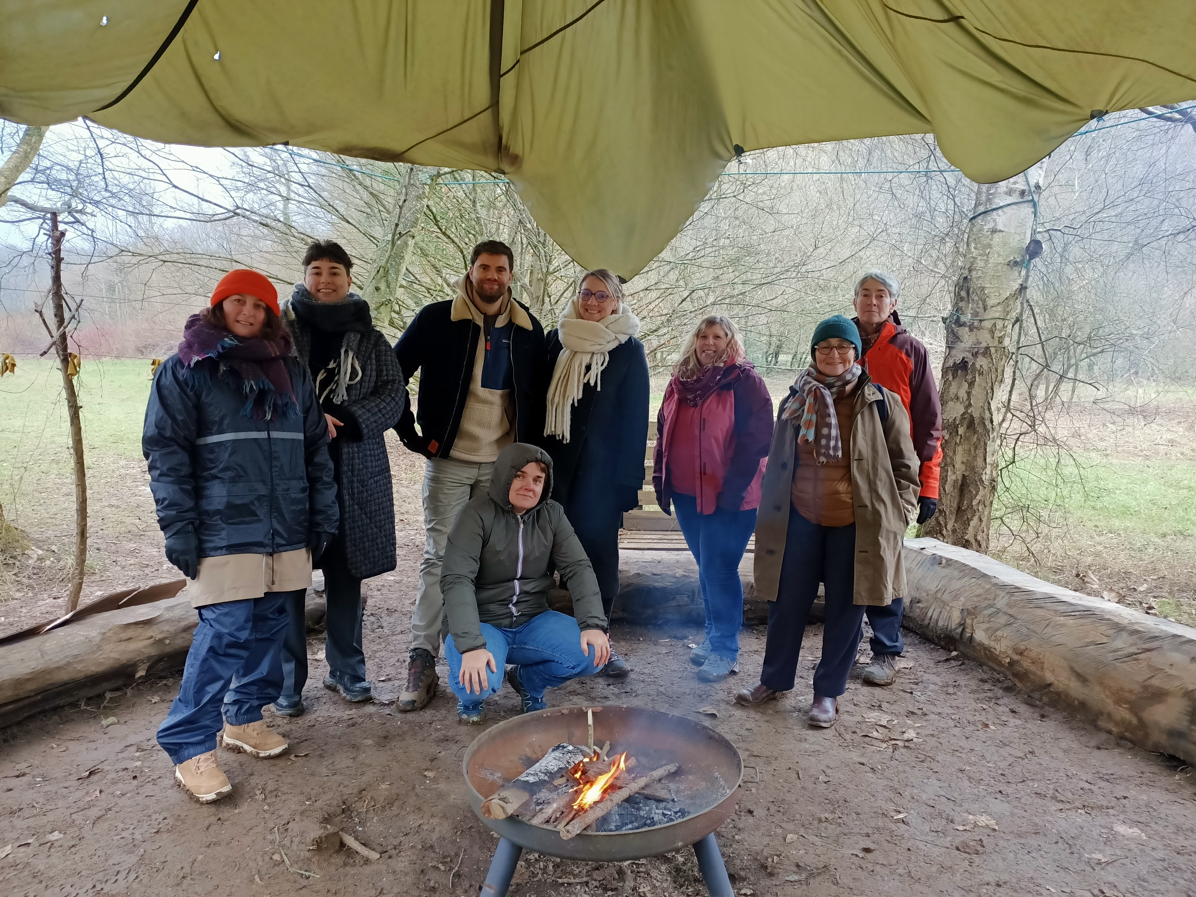 Team building nature, on affronte le froid !