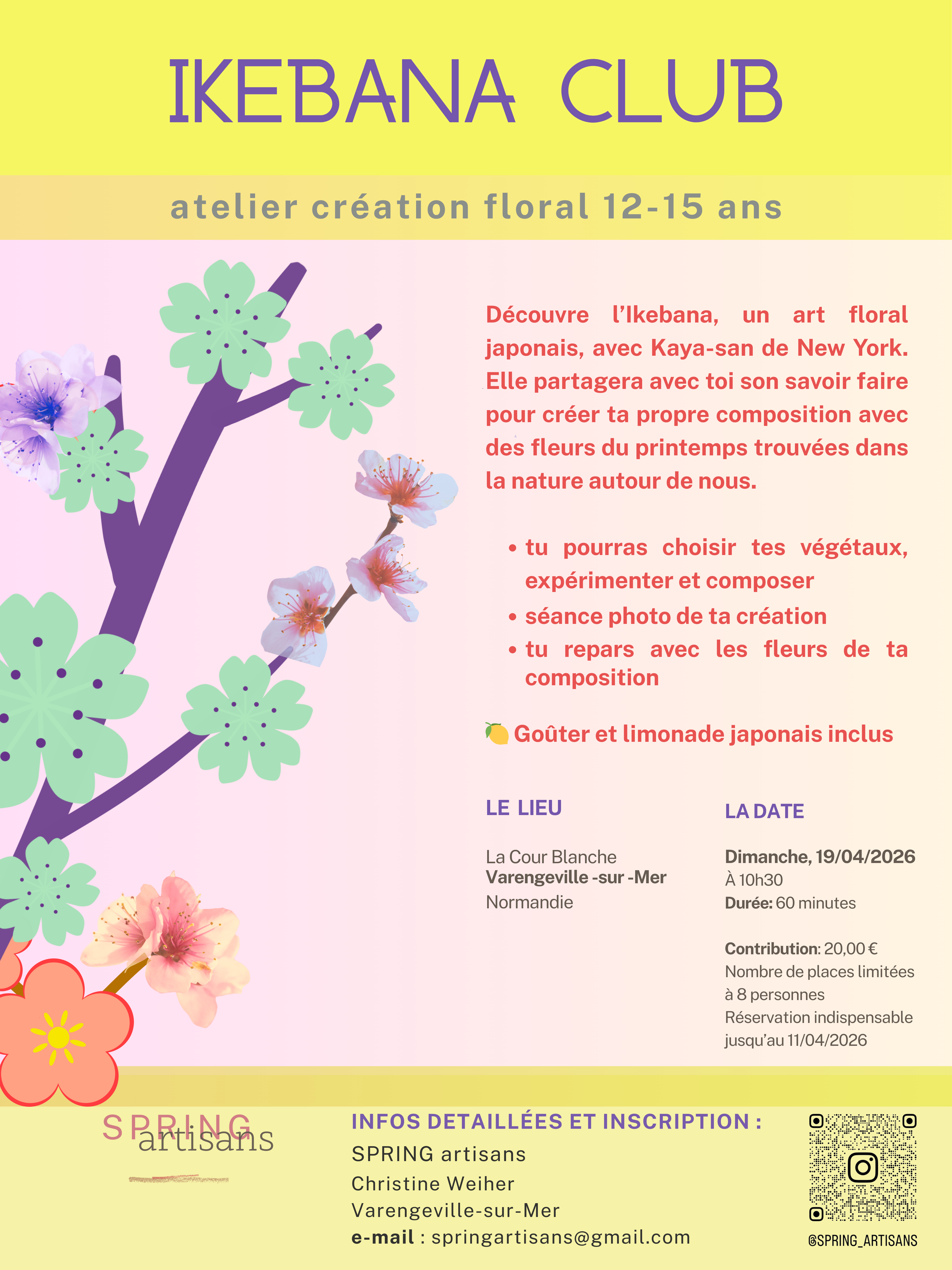 [Atelier] Art floral japonais