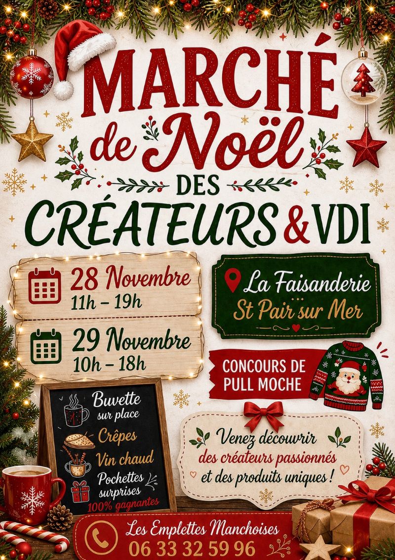 Marché de Noël des Emplettes manchoises