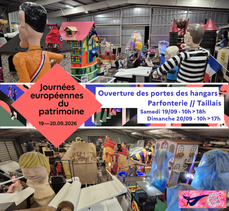 Journées Européennes du Patrimoine : Portes ouvertes des hangars du Carnaval