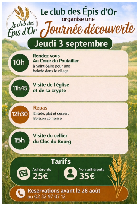 Journée découverte de Saint-Saire