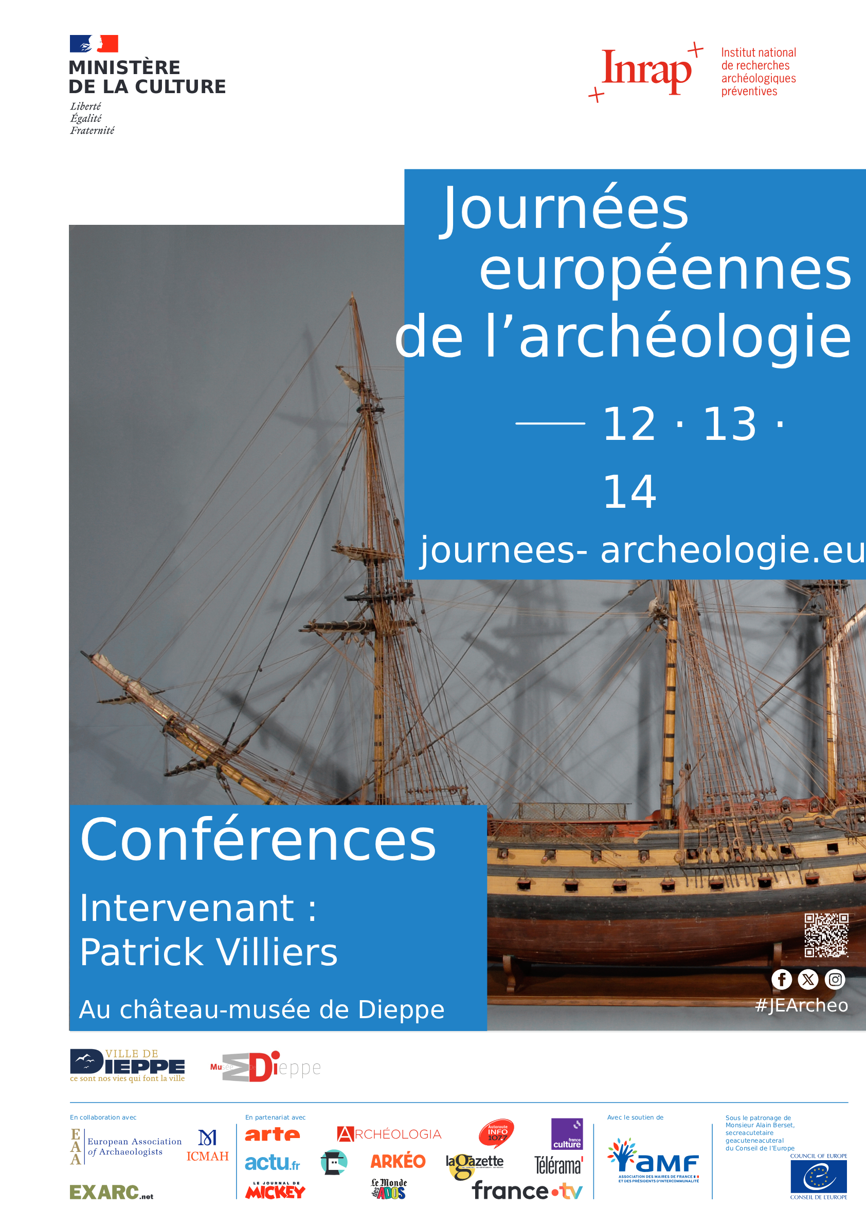 [Journées européennes de l'archéologie] Conférences gratuites sur le vaisseau le Beaumont