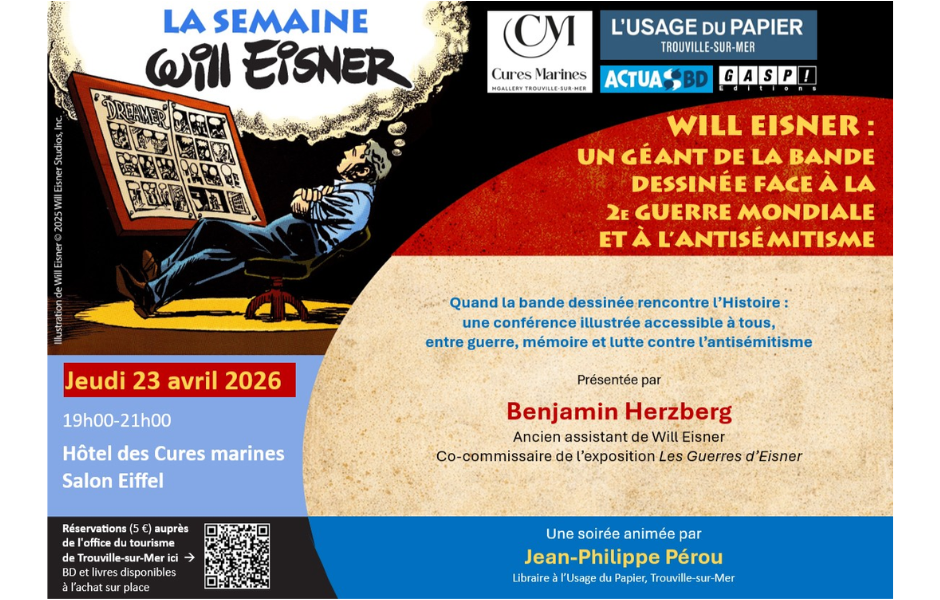 Conférence : Will Eisner, la bande dessinée au service de la mémoire