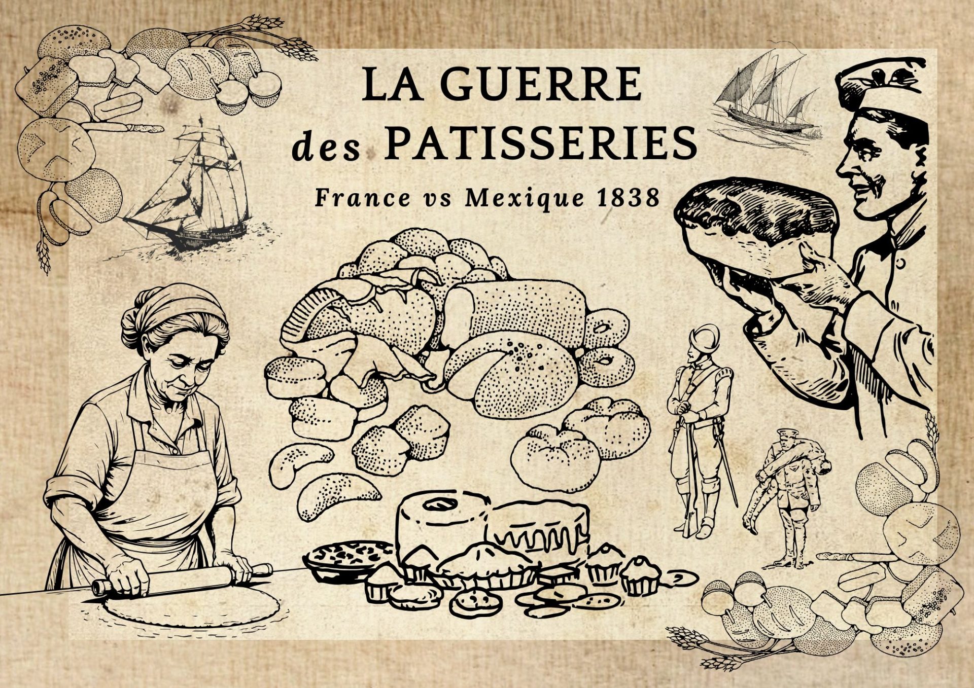 Café Latino-Américain "La guerre des pâtisseries" & "les différences culturelles France/Mexique"