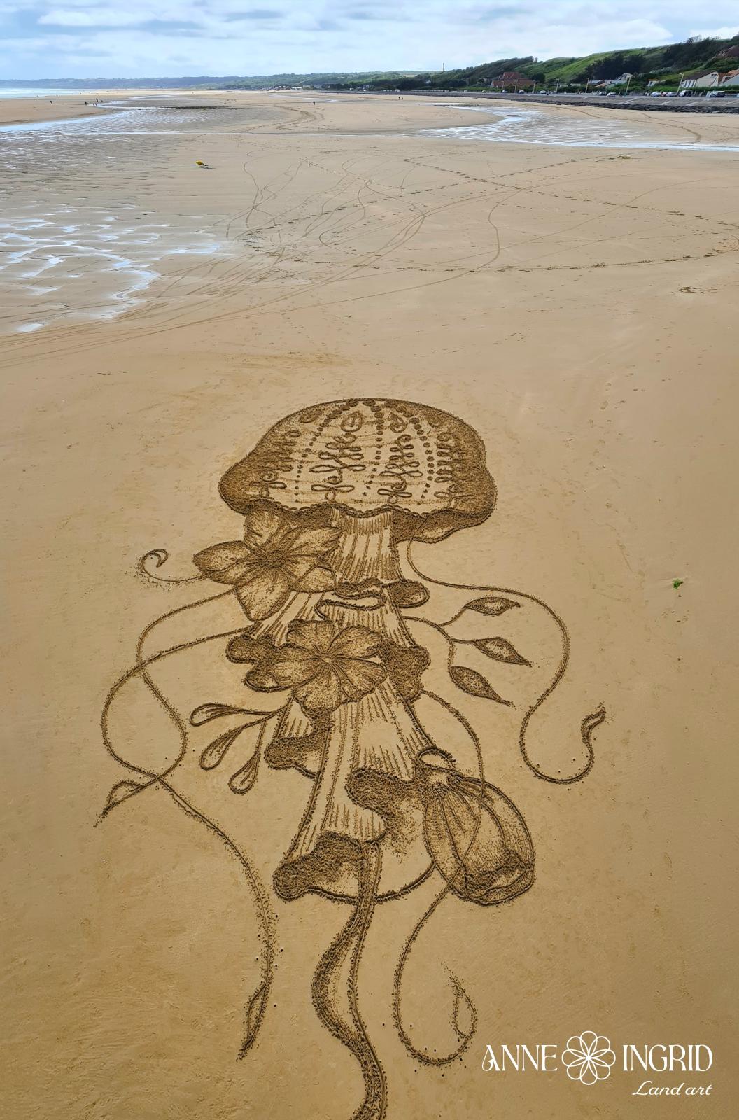 Exposition - Beach art & Land art - Port-en-Bessin-Huppain