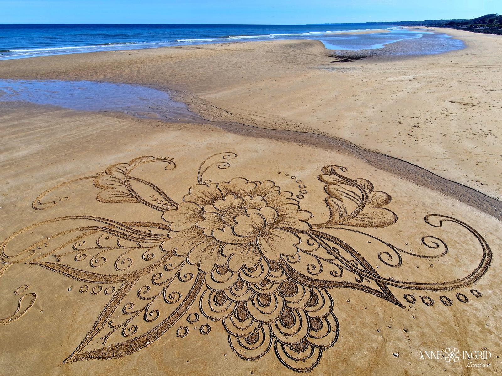 Exposition - Beach art & Land art, Port-en-Bessin-Huppain
