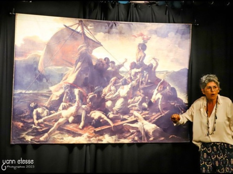 [Houlgate Festival... & Baie de Scène] "Le Radeau de la Méduse" d'Anne Cangelosi