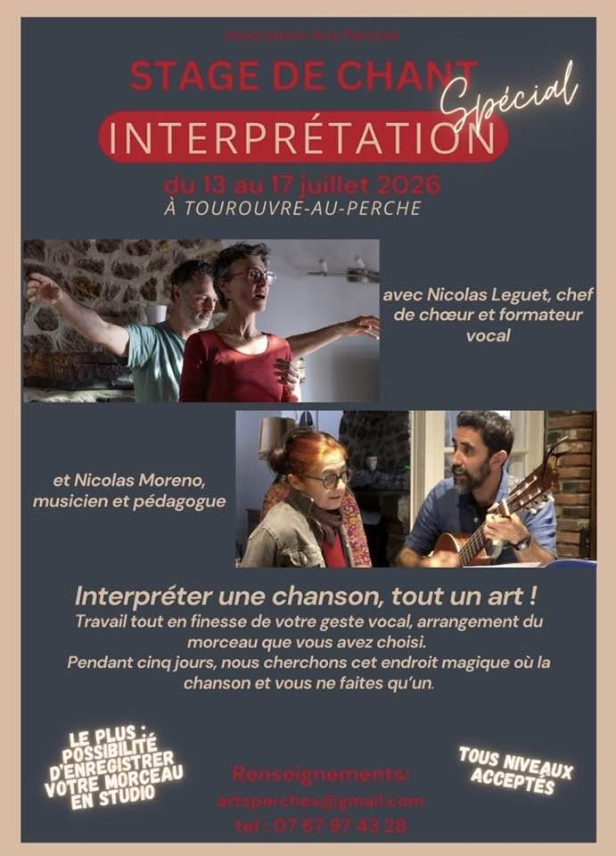 Stage de Chant  "interprétation"