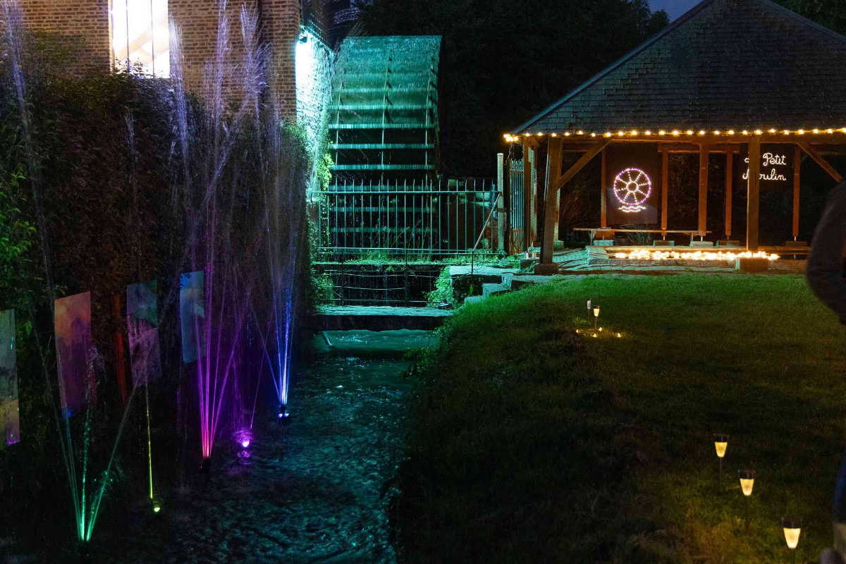 Pierres en Lumières au Petit Moulin d'Orbec