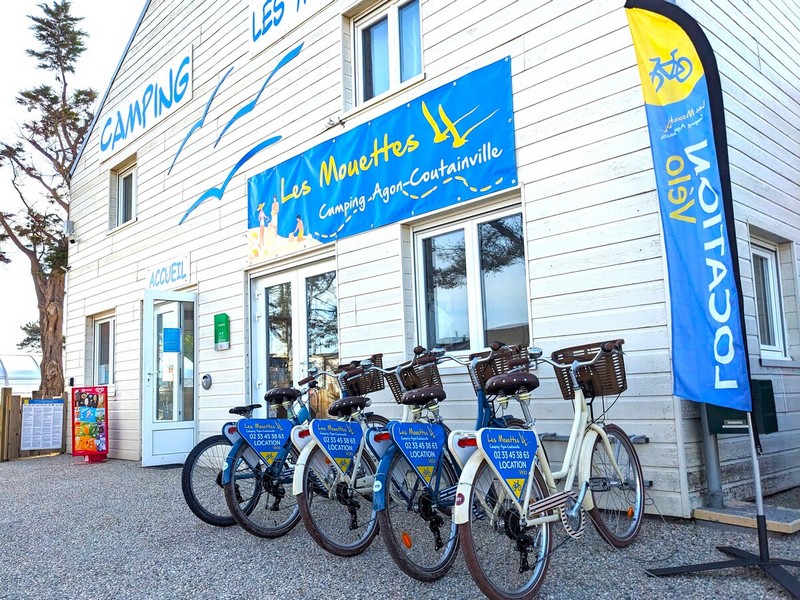 Location de vélos et rosalies > Camping Les Mouettes