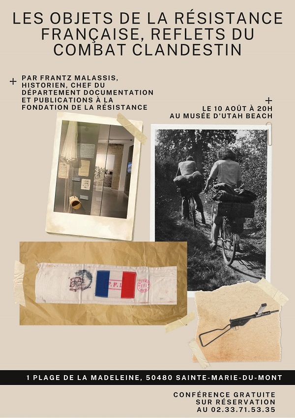 Conférence Les objets de la résistance française, reflets du combat clandestin