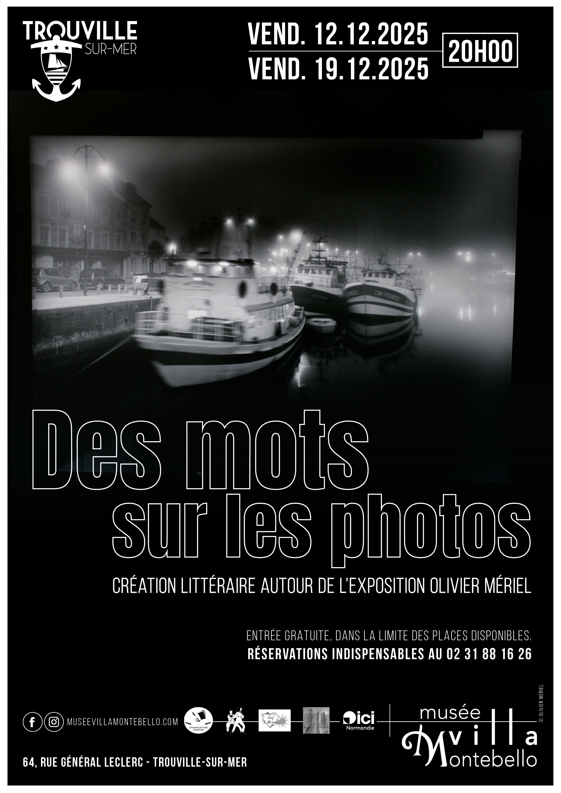 Des mots sur les photos – Création littéraire autour de l&#039;exposition Olivier Mériel